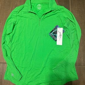 Gottex Women's Vibrant Green Long Sleeve Top